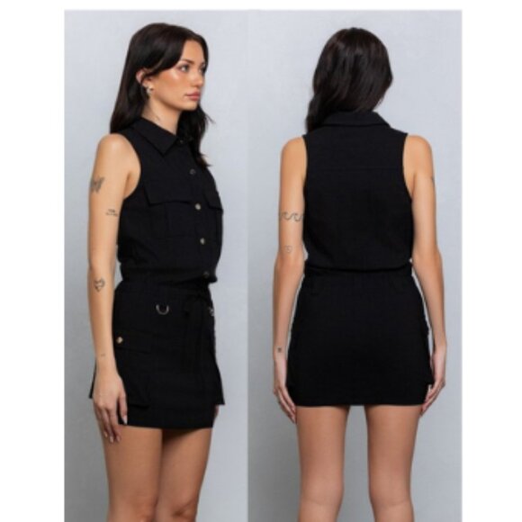 Button Down Cargo Dress (BUY NOW) - Picture 3 of 6
